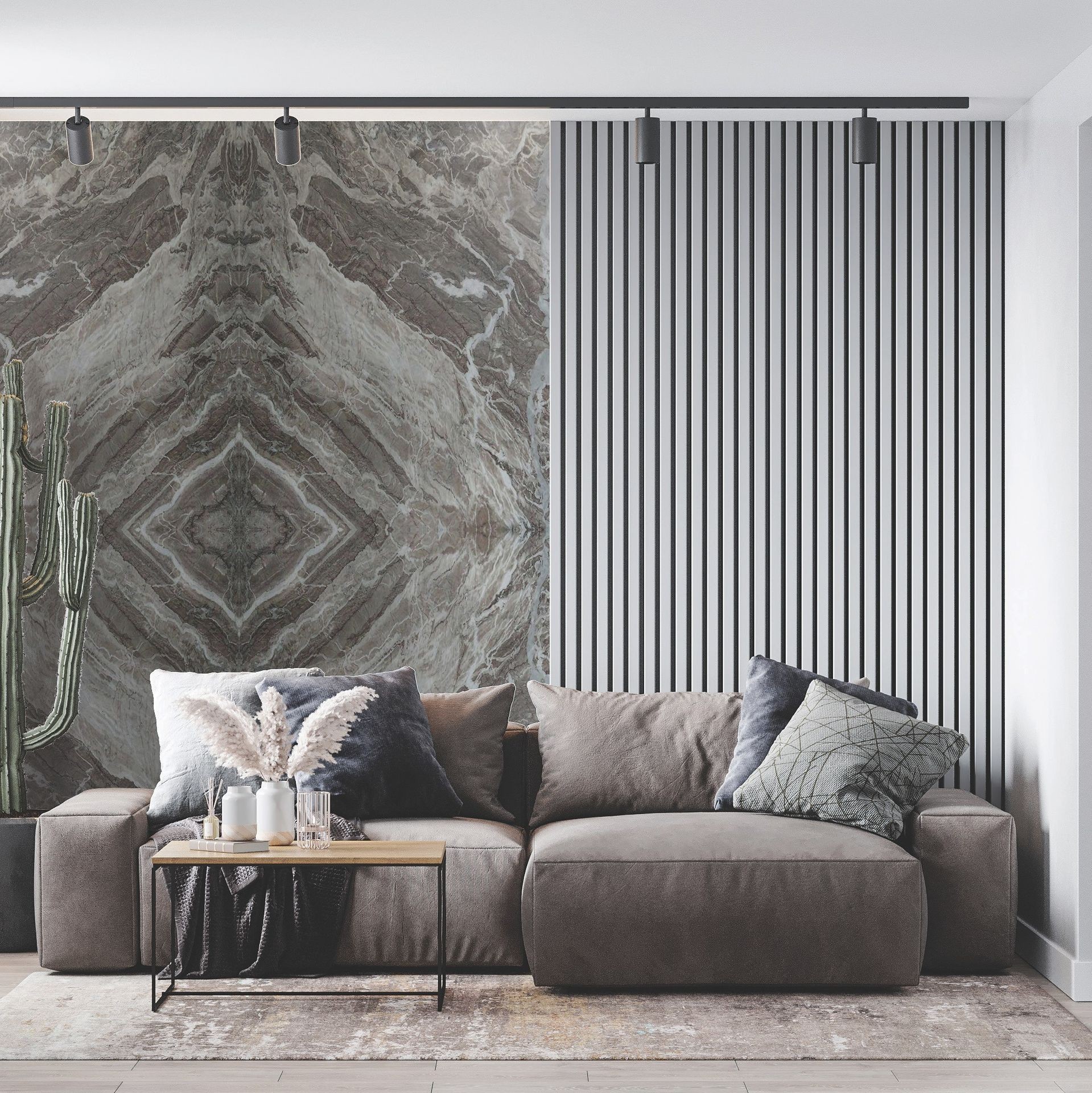 Seamless wall finishes, zero mess
